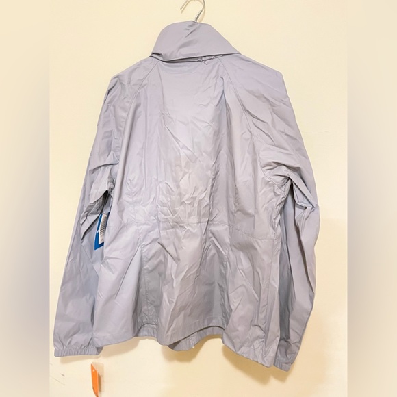 Sz XXL men Columbia windbreaker jack with hood and pockets NWT rain jacket , - Picture 4 of 11